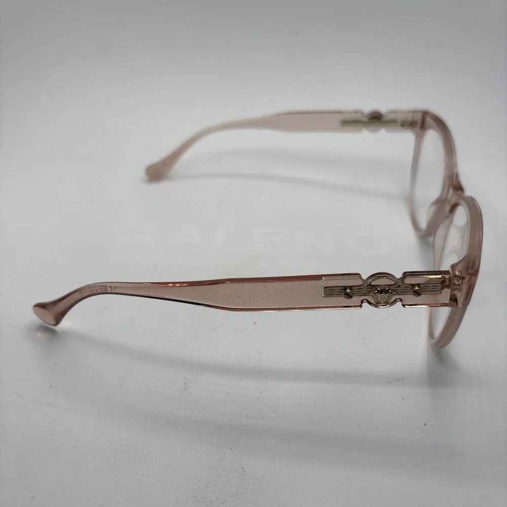 Versace Eyeglasses MOD 3304 5339 Glasses Crystal Pink Pale Gold 53-18-140mm #224